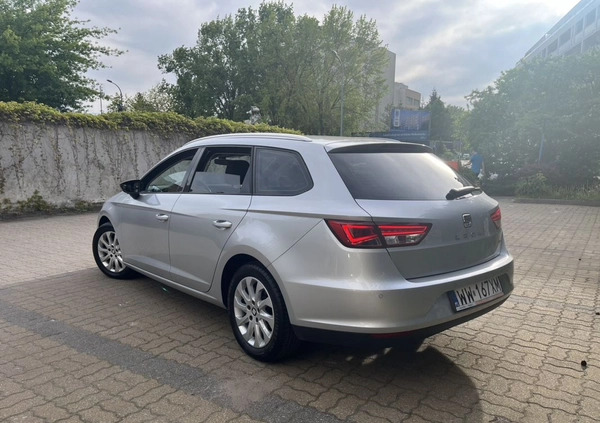 Seat Leon cena 47000 przebieg: 163000, rok produkcji 2016 z Warszawa małe 46